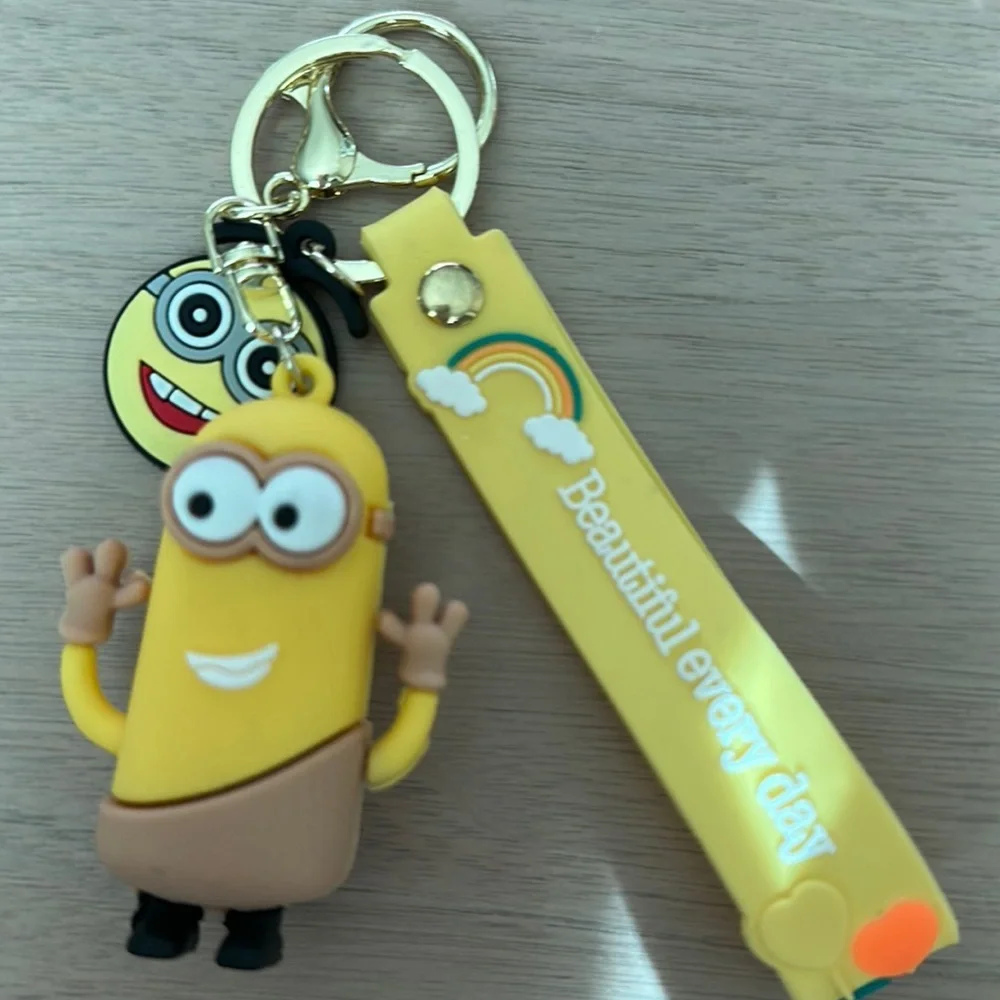 Minions Keyring with Charm bundle of 2